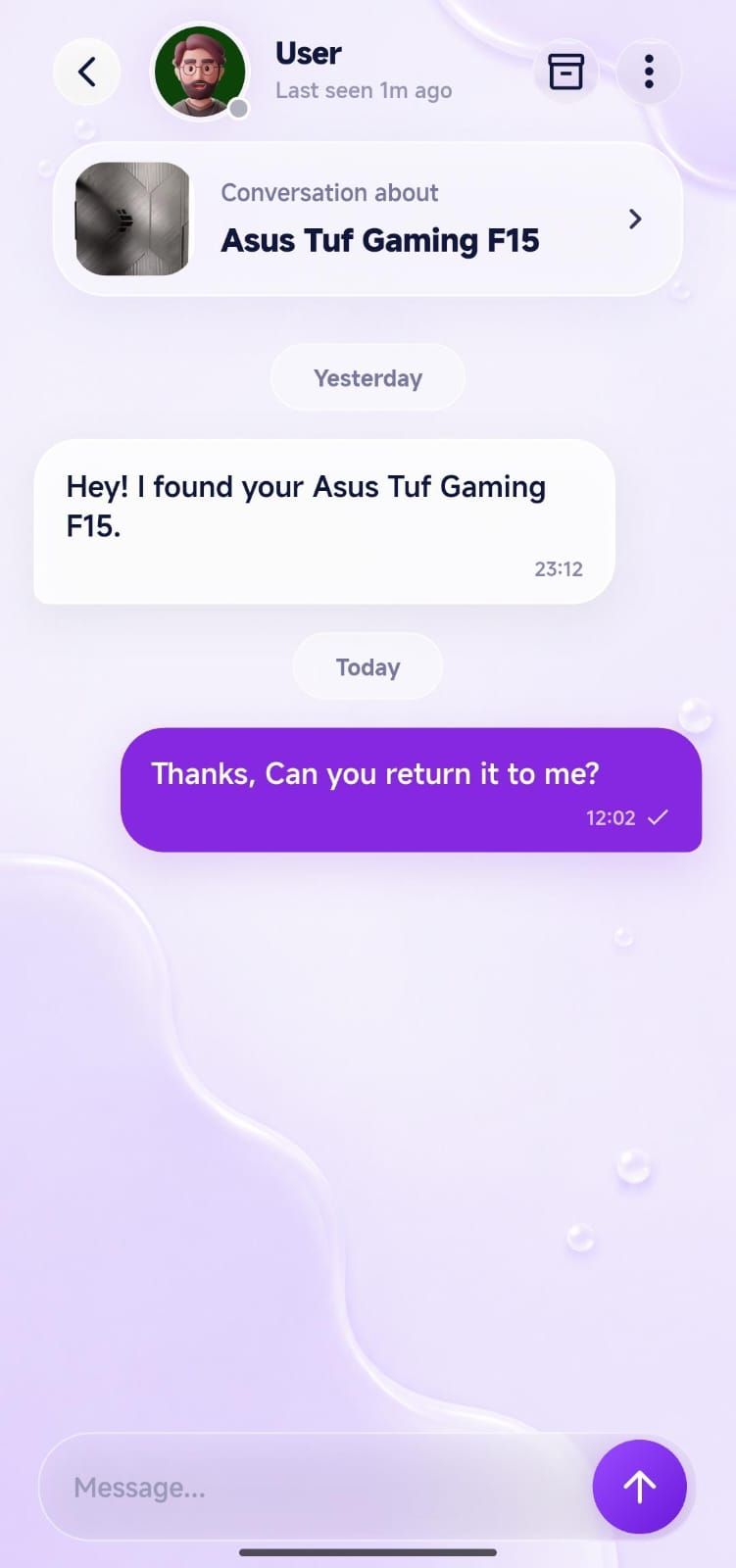 ezyFind chat